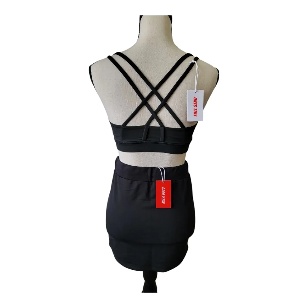 💕Fullsend Sports Bra‎ And Mini Skirt Set Size XS NEW